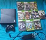 Xbox 360 con 10 juegos