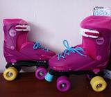 Patines NUEVOS estilo soy luna- talla ajustable