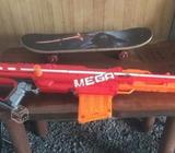 Rifle Nerf y Mini Patineta