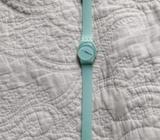 Reloj swatch verde agua